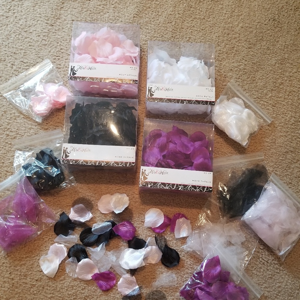 Silk Rose Petals